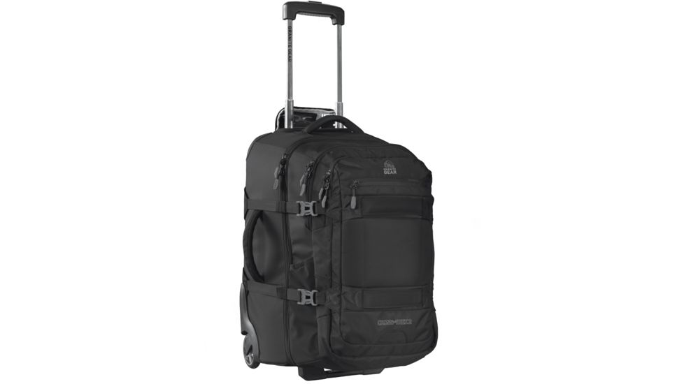 USED Granite Gear Cross Trek2 22 Carry-On Wheeled Upright with 28 L Removable Pack-Black/Flint, EDEMO1