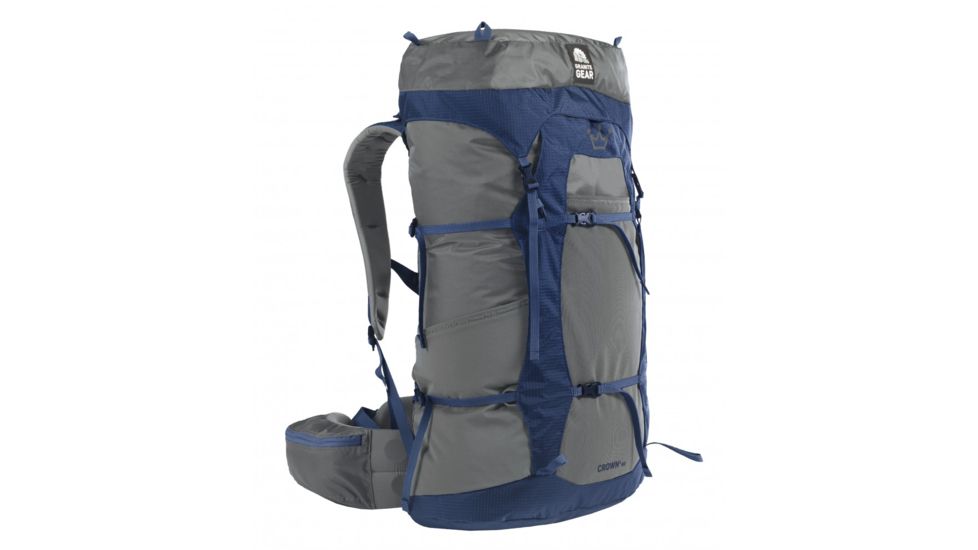 Granite Gear Crown2 Backpack Women's, Flint/Midnight Blue, Regular Torso 5000016-0002