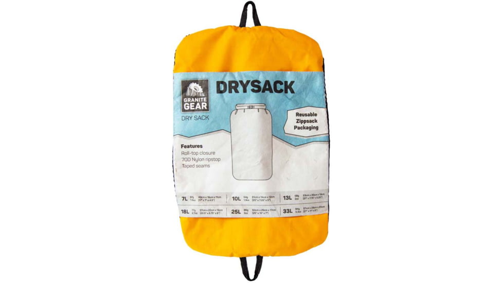 Granite Gear DrySack, Yellow, 7L, 20761-8101-PC