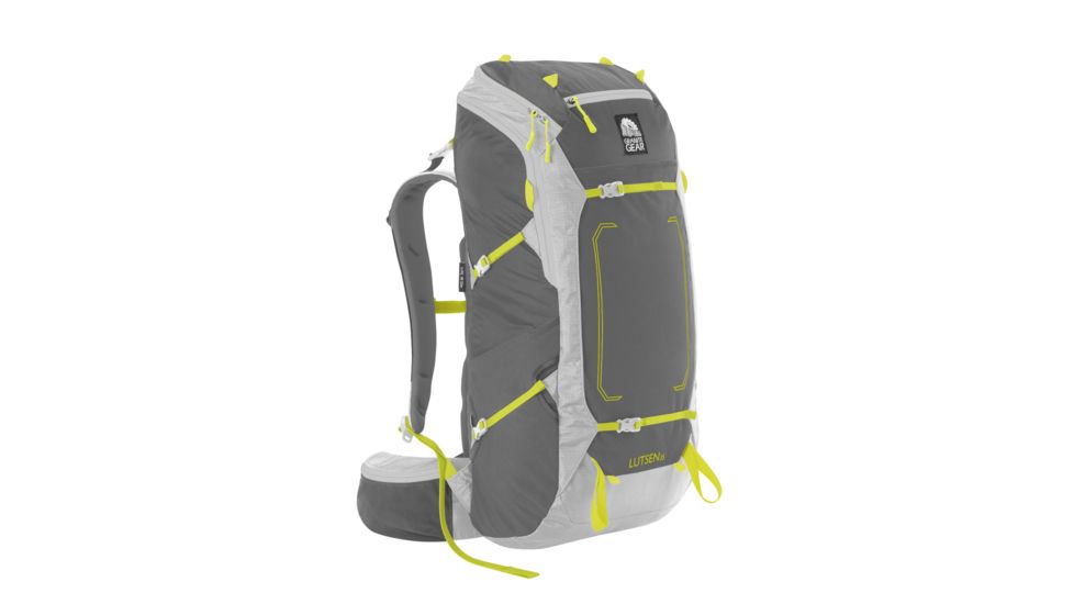 Granite Gear Lutsen 35 Backpack-Flint/Chromium/Neolime-S/M