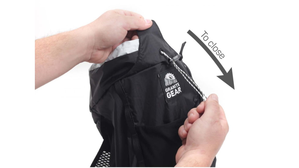 Granite Gear Sawbill Daypack, 20 Liters, Black, 20L, 52041-0001-PC