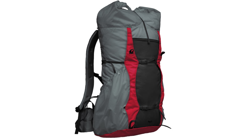 Granite Gear Virga3 Backpack, Regular, Flint/Bright Red, 55L, 50025-0002
