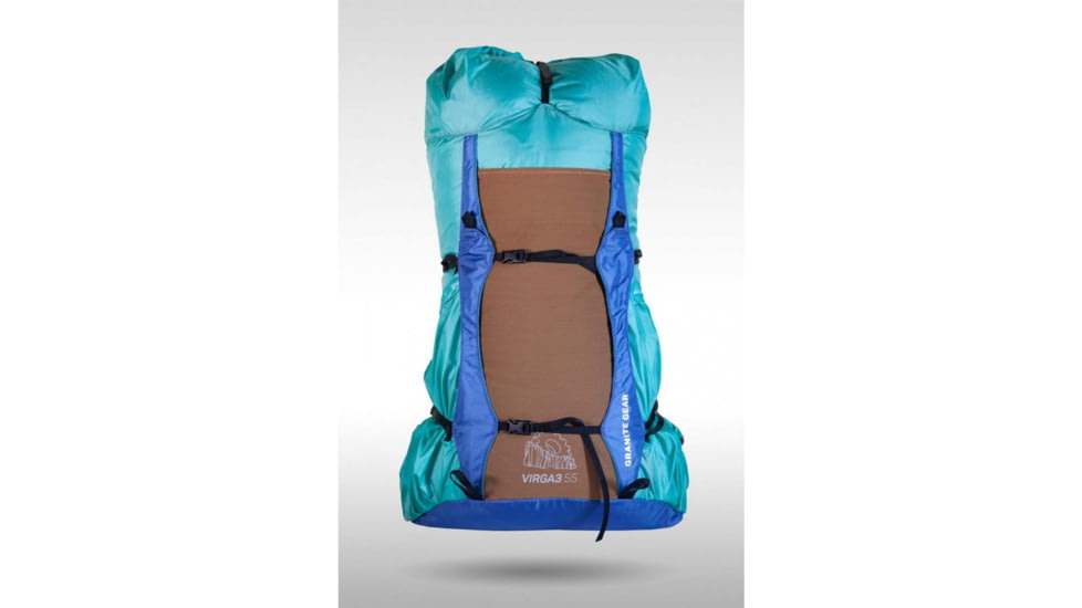 Granite Gear Virga3 Eco 55L Backpack - Womens, Short Torso, Roller Teal/Purblue, 55L, 52032-4034-PC