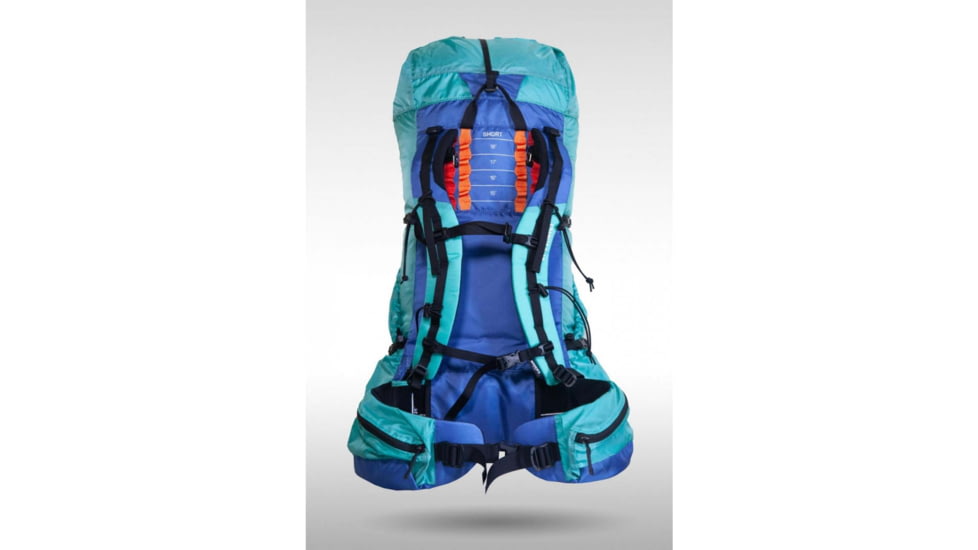 Granite Gear Virga3 Eco 55L Backpack - Womens, Short Torso, Roller Teal/Purblue, 55L, 52032-4034-PC