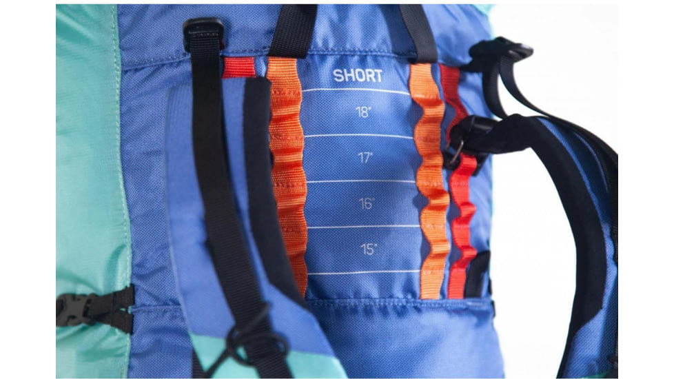 Granite Gear Virga3 Eco 55L Backpack - Womens, Short Torso, Roller Teal/Purblue, 55L, 52032-4034-PC