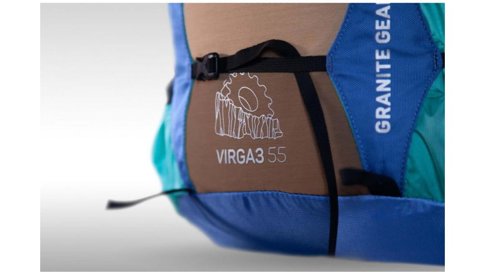 Granite Gear Virga3 Eco 55L Backpack - Womens, Short Torso, Roller Teal/Purblue, 55L, 52032-4034-PC