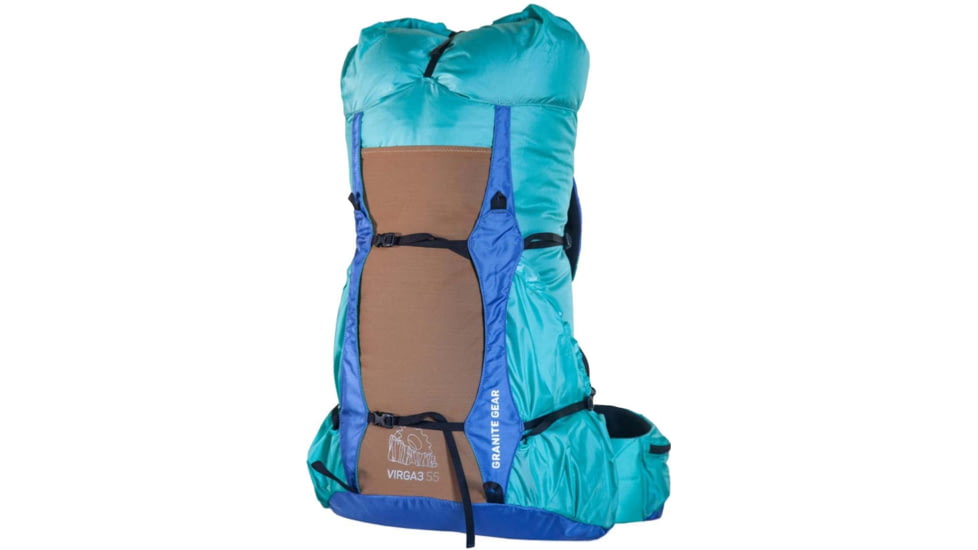 Granite Gear Virga3 Eco 55L Backpack - Womens, Short Torso, Roller Teal/Purblue, 55L, 52032-4034-PC