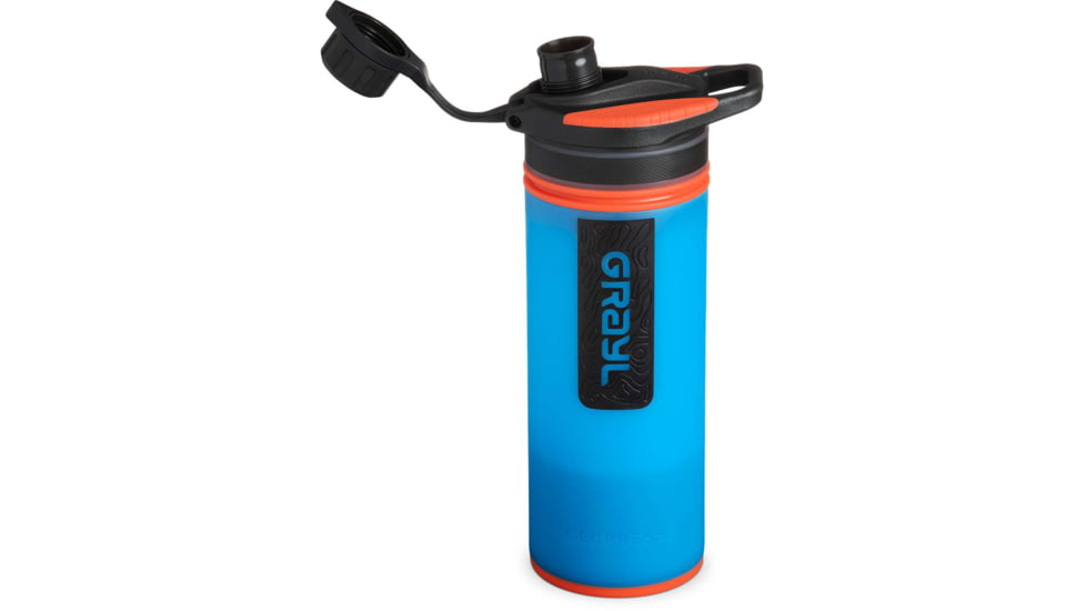 Grayl GeoPress Purifier Bottle, Bali Blue, 25 oz, 400-BAL