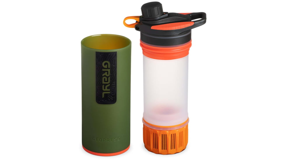 Grayl GeoPress Purifier Bottle, Oasis Green, 28 oz, 400-OAS