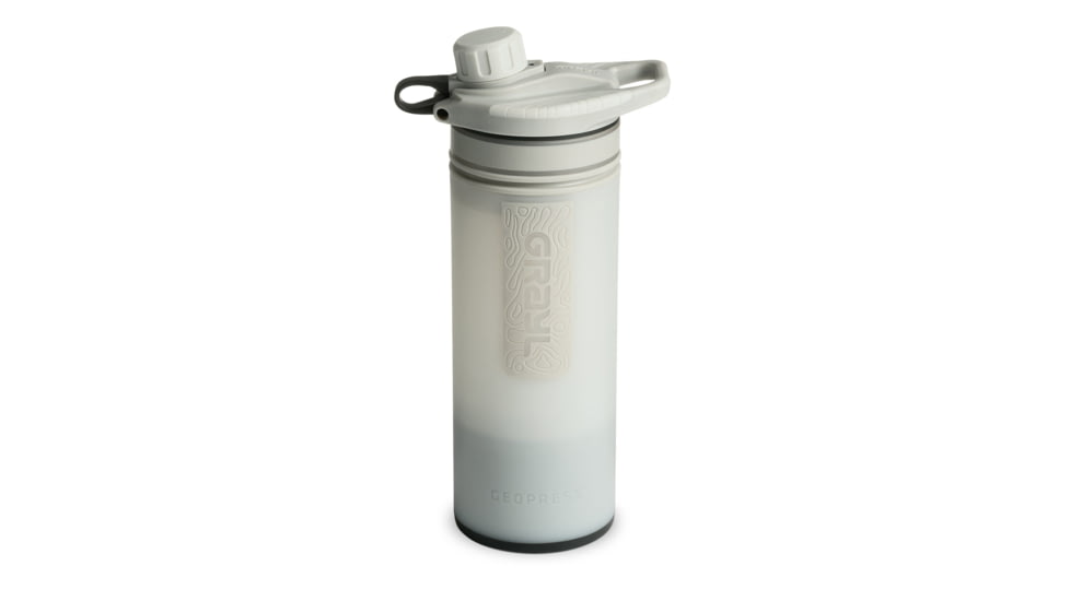 Grayl GeoPress Purifier Bottle, Peak White, 24 oz, 400-PWH