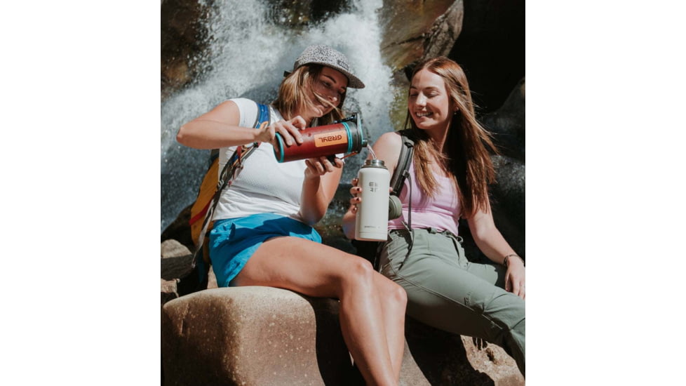 Grayl GeoPress Purifier Bottle, Wanderer Red, 29 oz, 400-WDR
