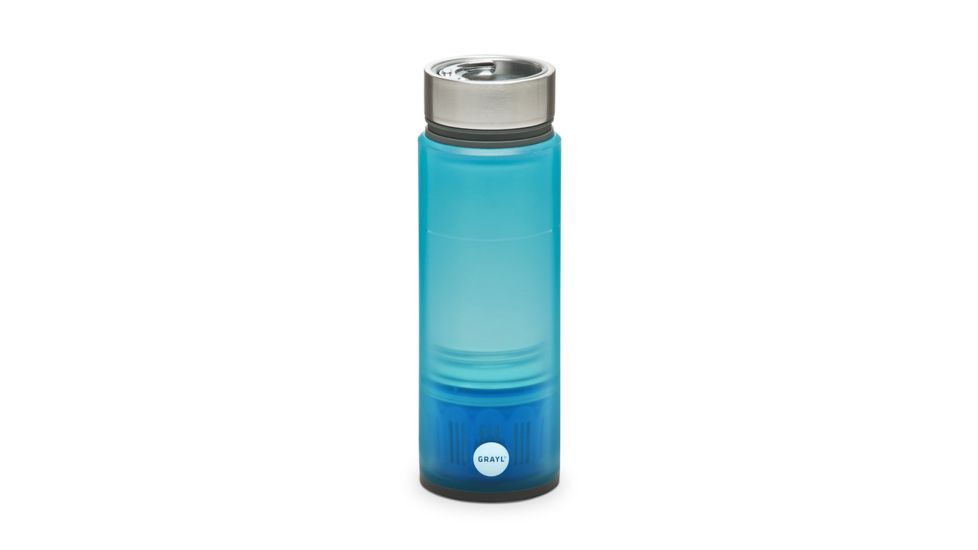 Grayl Quest With Tap Filter - Water Filtration Bottle-Blue