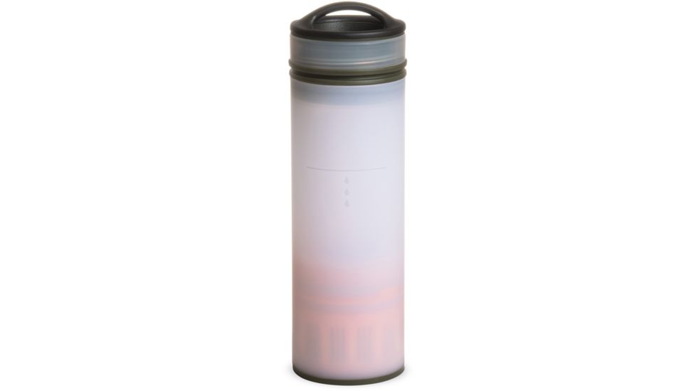 Grayl Ultralight Compact Purifier Bottle, Alpine White, 16 oz, ULC-01-AW
