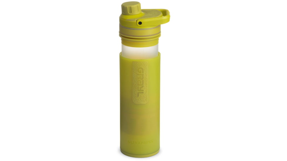 Grayl UltraPress Purifier Bottle, Forager Moss, 16.9 oz, 500-MOS