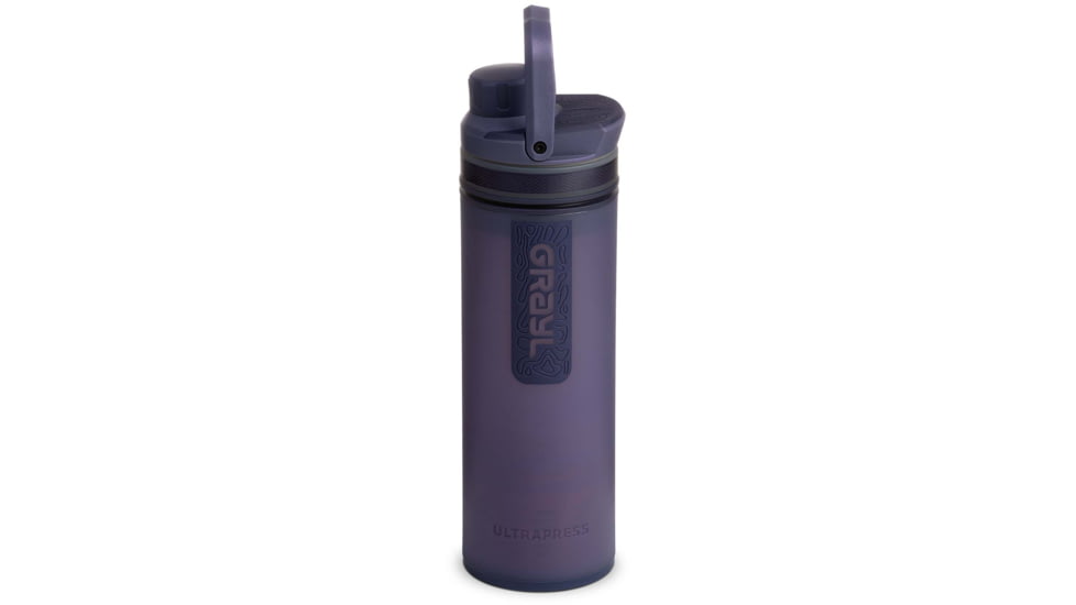 Grayl UltraPress Purifier Bottle, Midnight Granite, 16.9 oz, 500-MDN