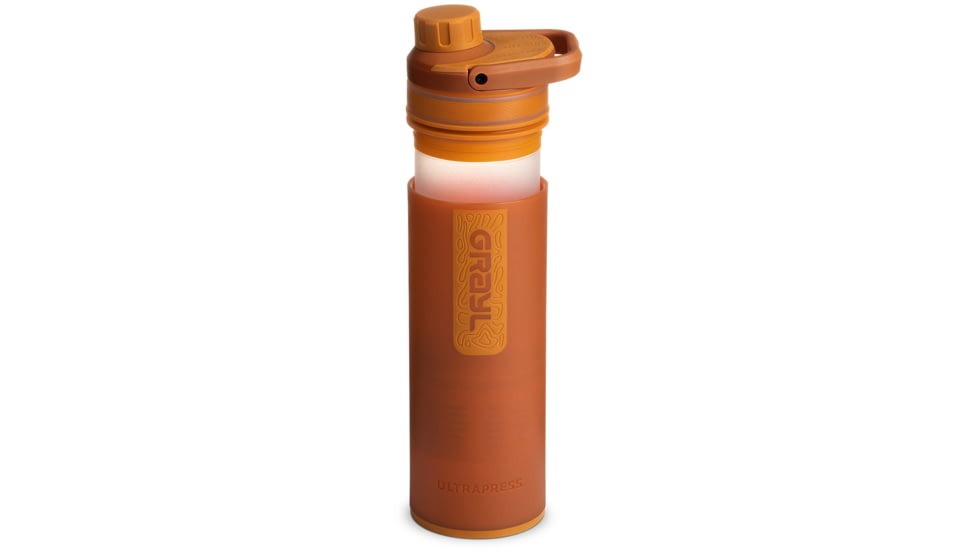 Grayl UltraPress Purifier Bottle, Mojave Red Rock, 16.9 oz, 500-MRR