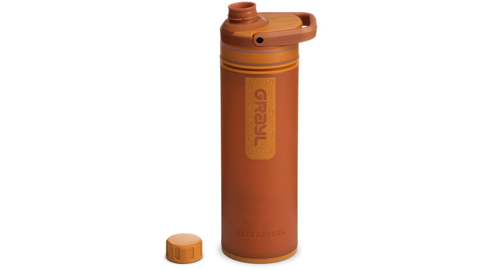 Grayl UltraPress Purifier Bottle, Mojave Red Rock, 16.9 oz, 500-MRR