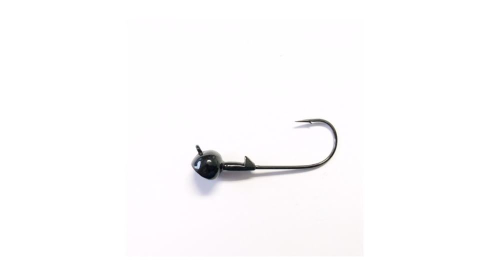 Greenfish Tackle Clean up shakey Head Black 3/16 oz., CUSHBL316