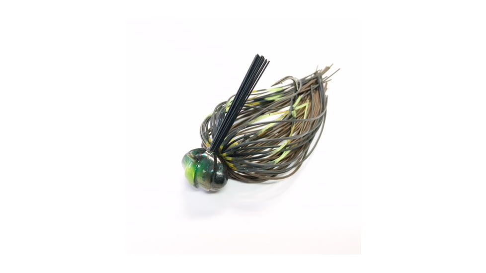 Greenfish Tackle Crawball football Jig Living Rubber Toxic Craw 1/2 oz., CBFJLRTC12