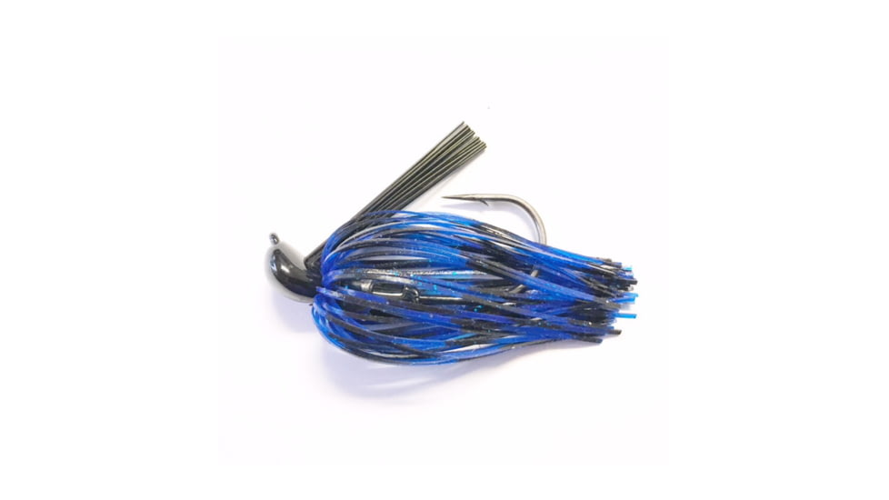 Greenfish Tackle Greenfish Skipping Jig HD Black/Blue 1/2 oz., GFSKJHDBB12