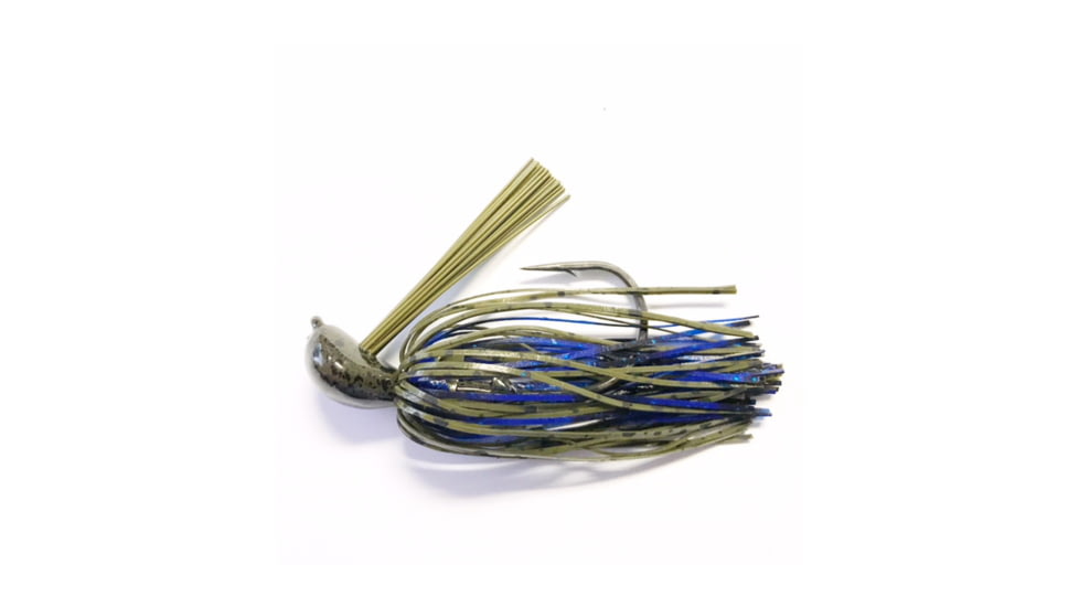 Greenfish Tackle Greenfish Skipping Jig HD Black/Blue Green 3/8 oz., GFSKJHDBBG38