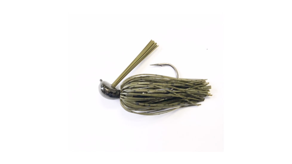 Greenfish Tackle Greenfish Skipping Jig HD Green Pumpkin 3/8 oz., GFSKJHDGP38