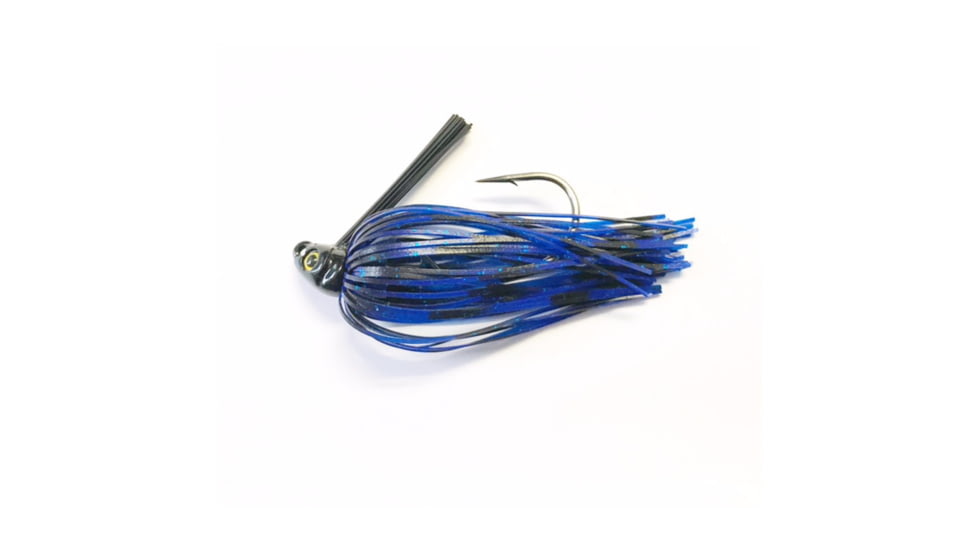 Greenfish Tackle Greenfish Swim Jig Black/Blue 1/4 oz., GFSJBB14