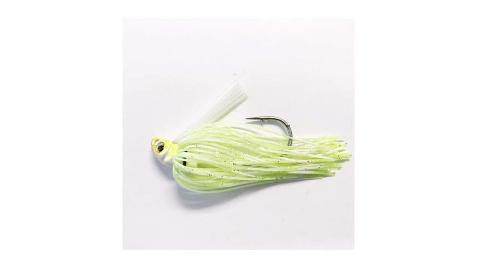 Greenfish Tackle Greenfish Swim Jig chart/white 1/4 oz, GFSJCHWH14