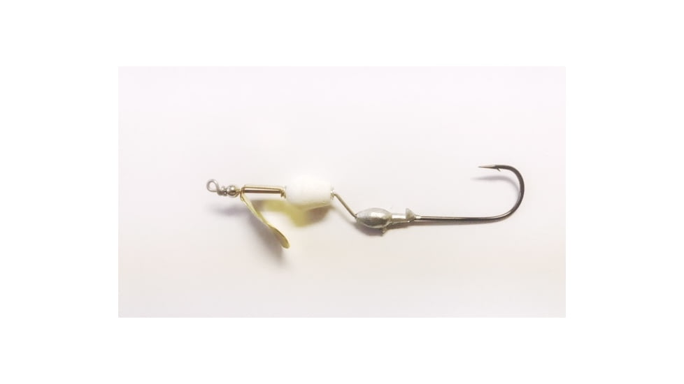 Greenfish Tackle Ploppin Toad Toter, Gold/White, PTTGW