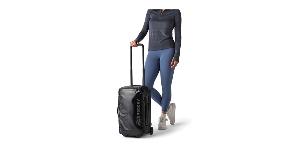 Gregory Alpaca 40L Wheeled Duffel Bag, Obsidian Black, One Size, 155038-0413