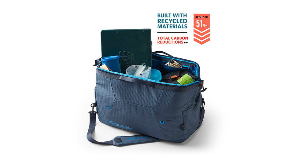 Gregory Alpaca 50L Wide Mouth Duffel Bag, Slate Blue, One Size, 149397-E264