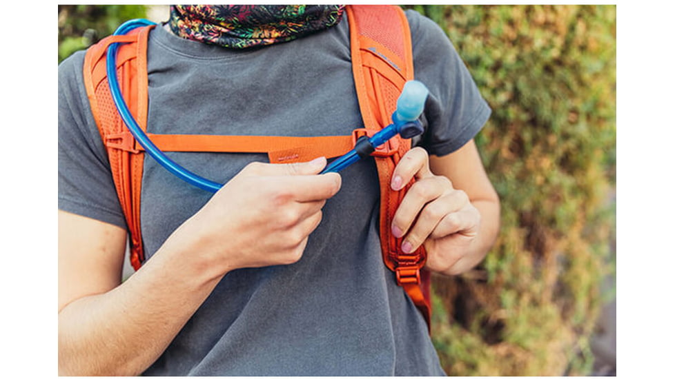 Gregory Hydro SpeedClip Reservoir, 2 Liters, Ocean/Orange, One Size, 145289-1624