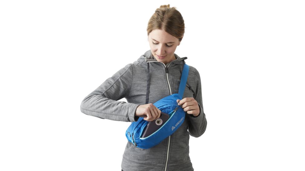 Gregory Nano Waistpack Lumbar Pack, Mirage Blue, Mini, 126862-4683