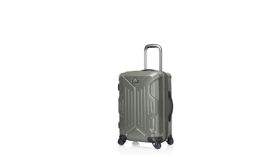Gregory Quadro Hardcase Roller 22 Luggage,Thyme Green 87005-4851