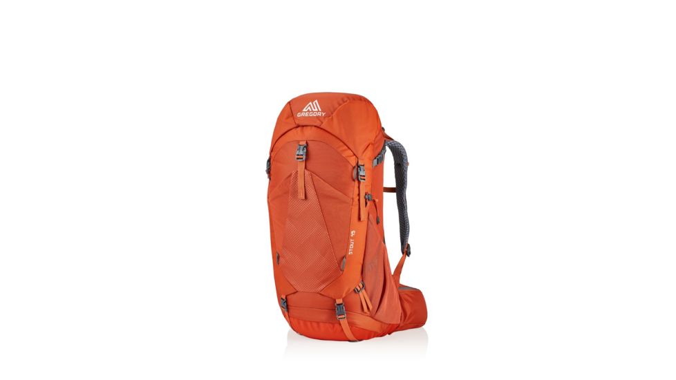 Gregory Stout 45 Backpack, One Size, 2746 cu in / 45 L, Spark Orange, 126872-0626
