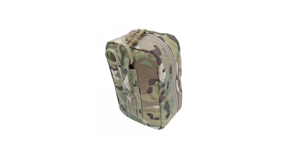 Grey Ghost Gear Small Medical Pouch, MALICE Clips for MOLLE/PALS, MultiCam 4003-5