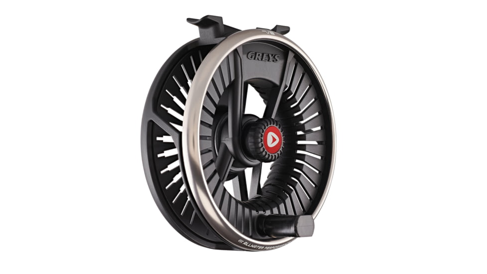 Greys Tail AW Spare Spool Reel, 1.0/1, Right/Left, 7/8, Black/Grey, GSPTAILAW78