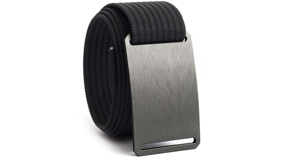Grip6 Standard Gunmetal Buckle w/Black Strap, 28, SB-GUNMETAL-MS-JET-1.5-28