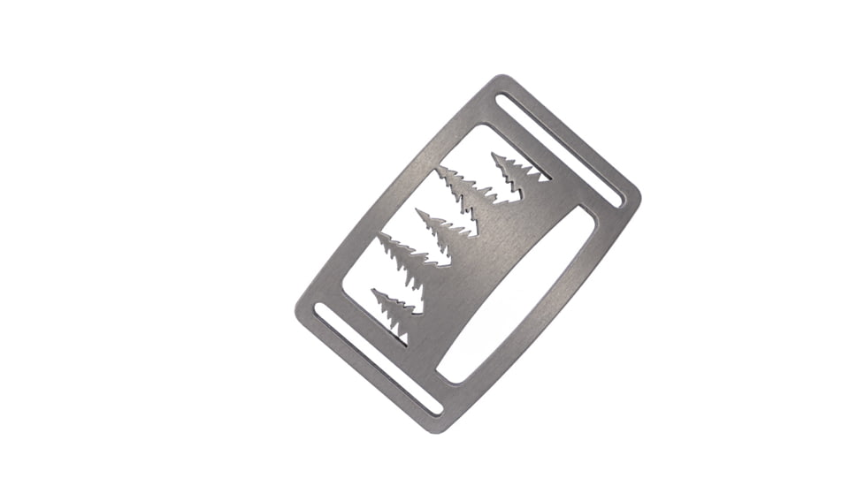 Grip6 Standard Uinta Grey Buckle w/Black Strap, 32, SB-UINTA-GML-MS-JET-1.5-32