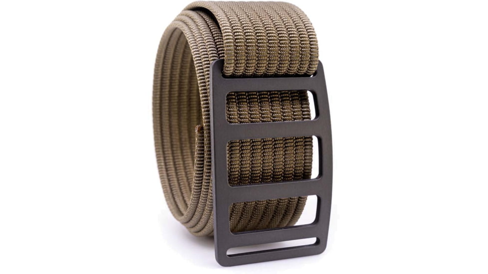 Grip6 Standard Vert Grey Buckle w/Brown Strap, OS, SB-VERT-GML-MS-CUB-1.5-OS