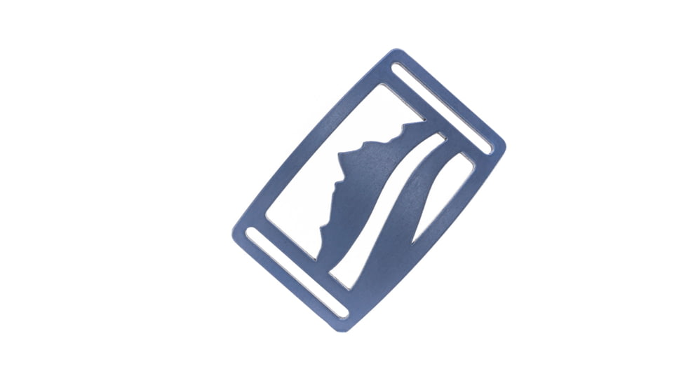 Grip6 Standard Wasatch Blue Steel Buckle w/Brown Strap, 34, SB-WASATCH-BST-MS-CUB-1.5-34