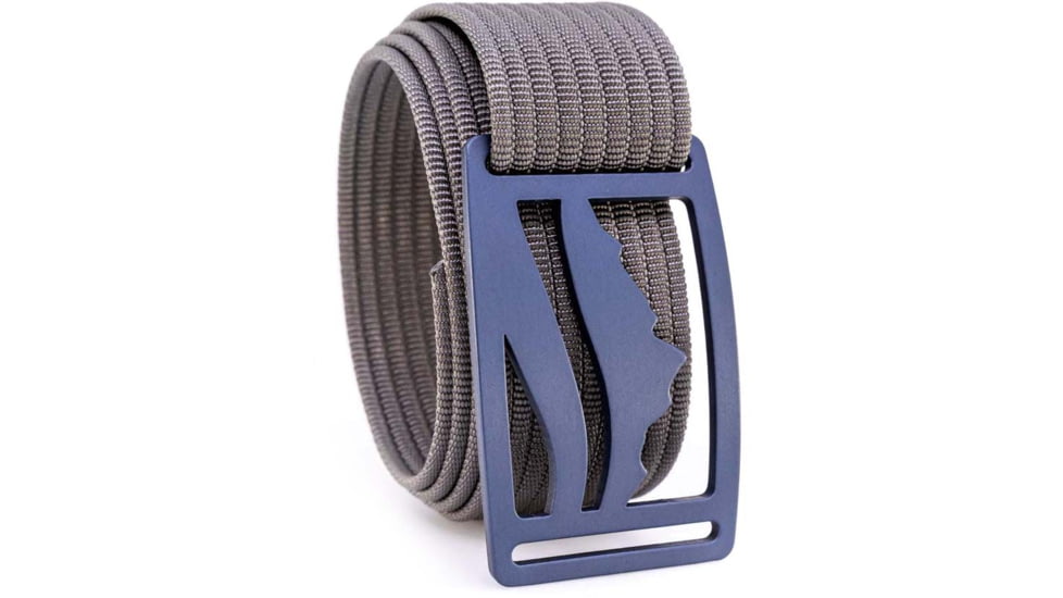 Grip6 Standard Wasatch Blue Steel Buckle w/Silver Strap, 28, SB-WASATCH-BST-MS-TTM-1.5-28