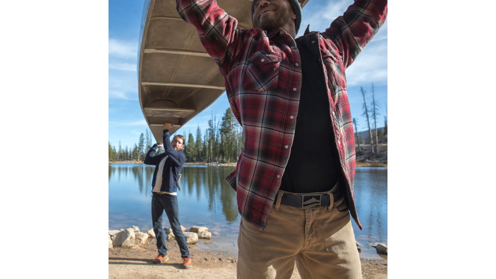 Grip6 Standard Wasatch Grey Buckle w/Black Strap, 38, SB-WASATCH-GML-MS-JET-1.5-38