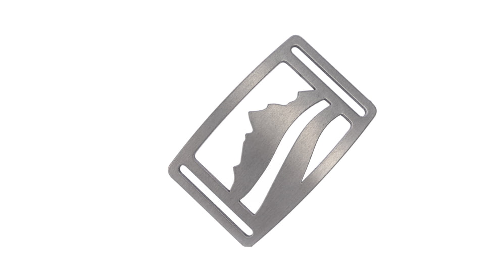 Grip6 Standard Wasatch Grey Buckle w/Brown Strap, 38, SB-WASATCH-GML-MS-CUB-1.5-38