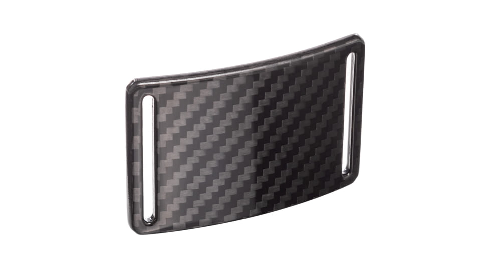 Grip6 Standard Woven Carbon Fiber Buckle w/Black Strap, Black/Black, 38, SB-DARKMATTER-ES-RVN-1.5-38
