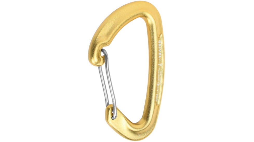 Grivel Gamma Wire Gate Carabiner, Gold, RSK2W.Y