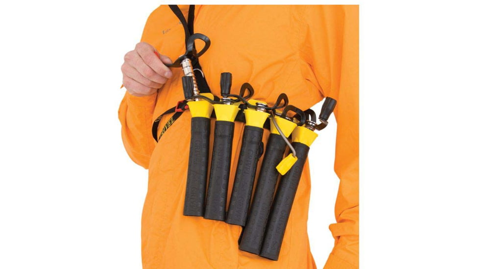 Grivel Pan Pipe Ice Screw Holder, Black/Yellow, IT241.00