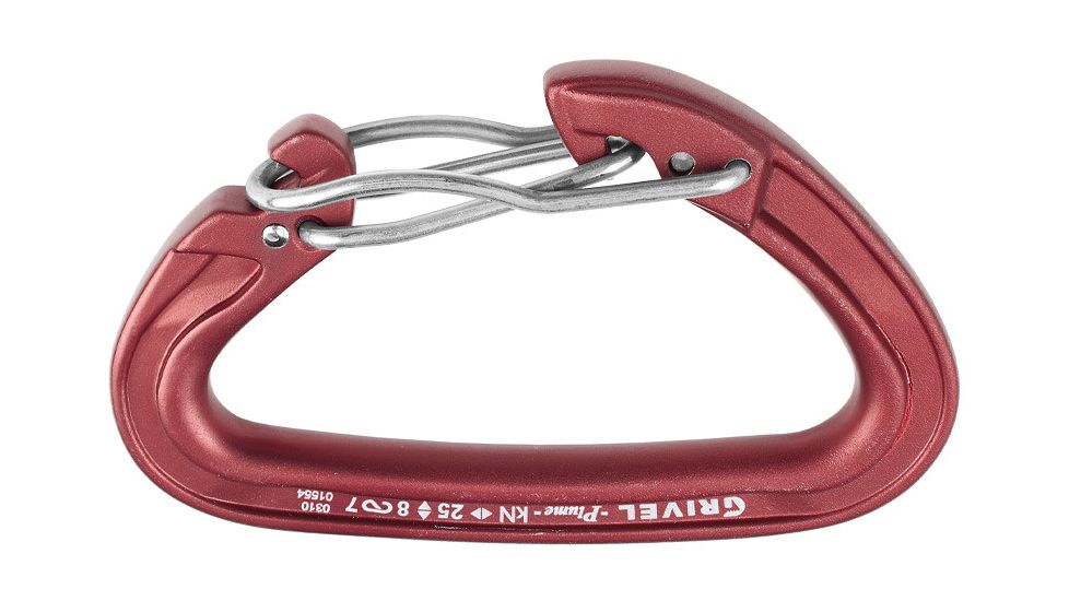 Grivel Plume Twin Gate Carabiner-Purple