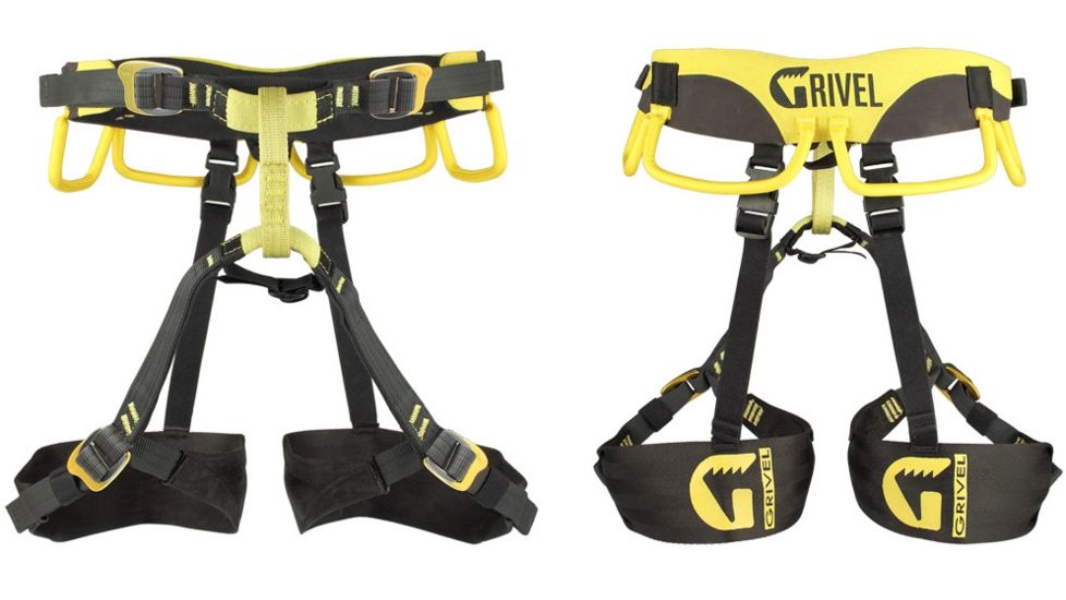 Grivel Poseidon Harness-Black/Yellow-M/L
