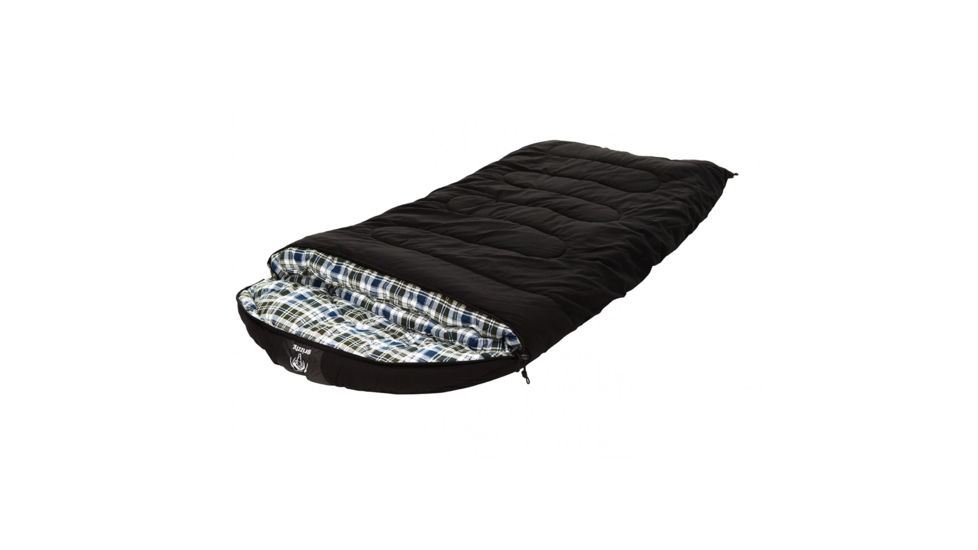 Grizzly Canvas -50 Degree Sleeping Bag, Black, Large, 40003